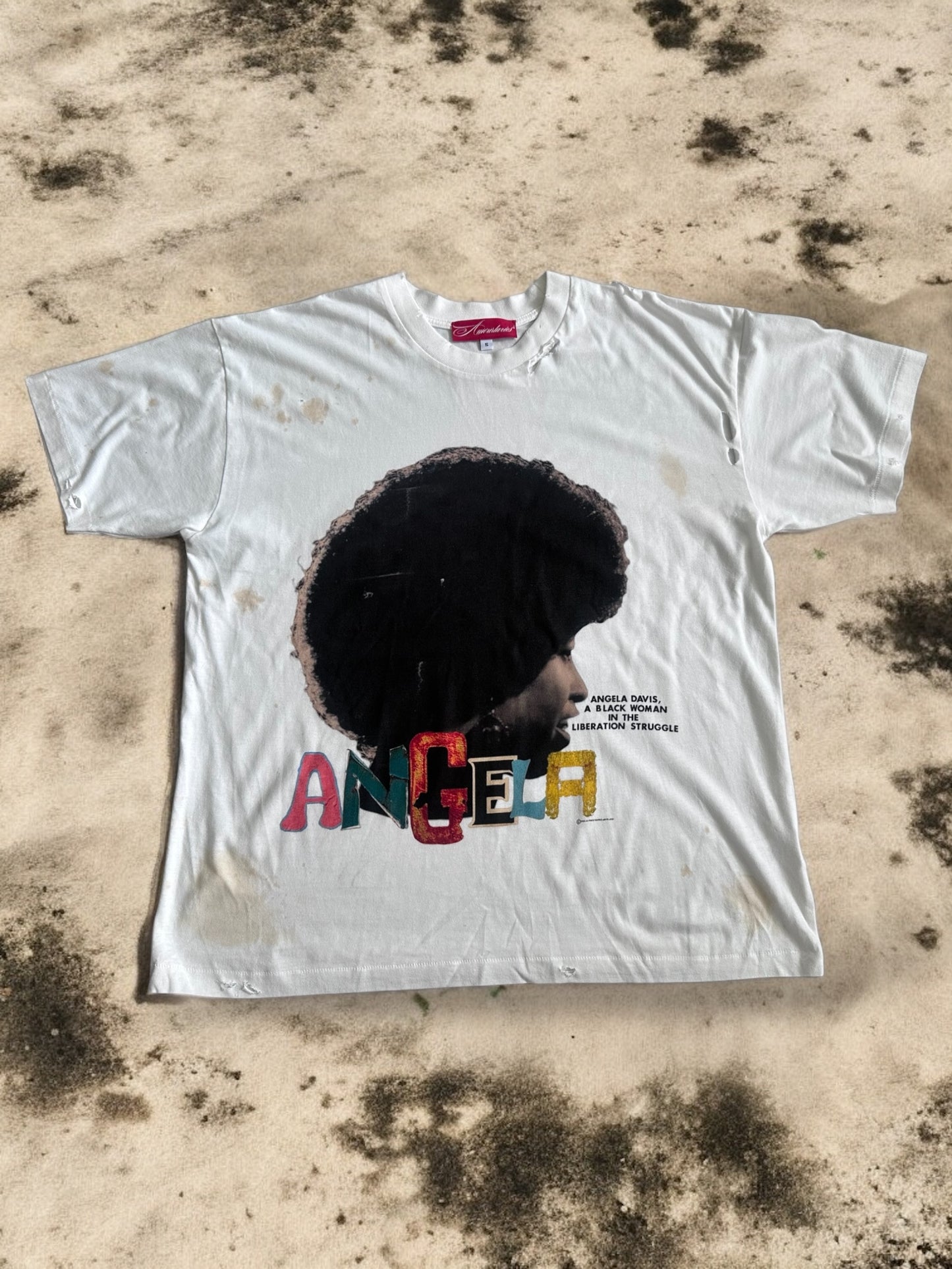 ANGELA VINTAGE THRASHED TEE