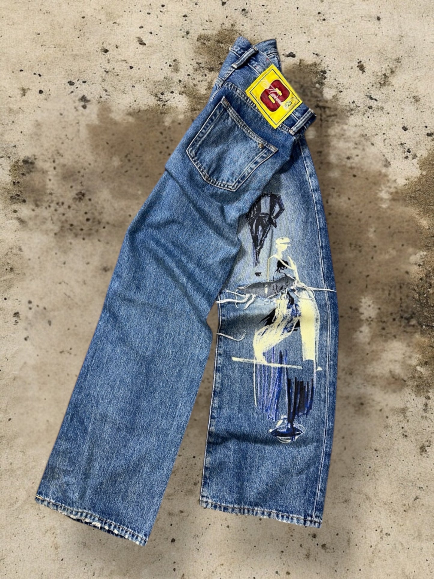 "Amour Artiste Denim (Yellow)