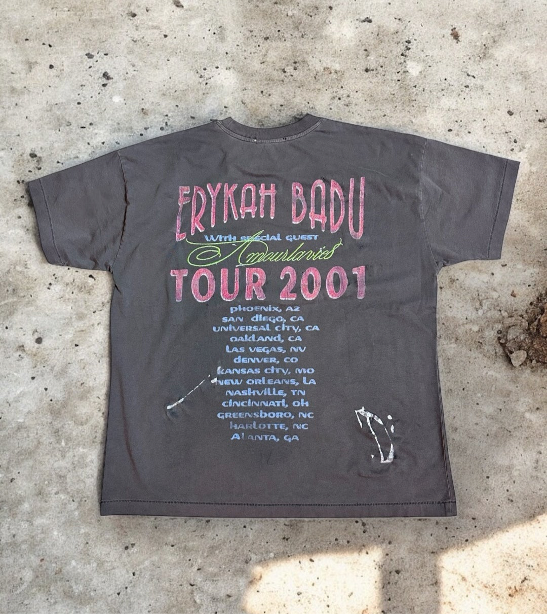 Erykah Badu 2001 x ALV8 Vintage T shirt